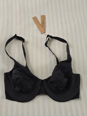 SKIMS Smoothing Intimates Unlined Full Coverage Bra Size:32DD (32E) Onyx